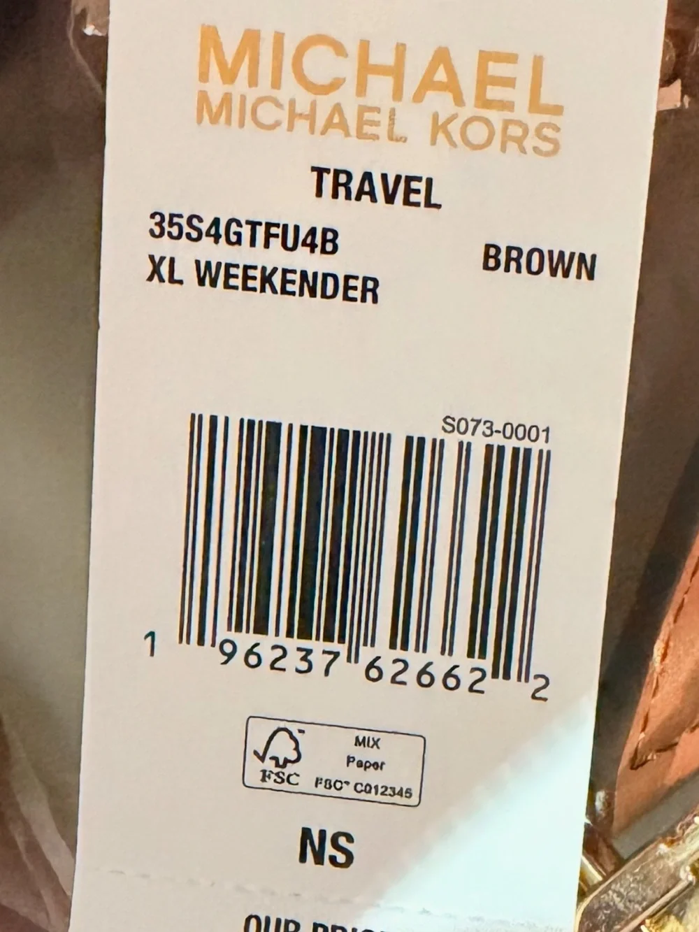 Michael Kors Jet Set Travel Extra-Large Signature Logo Weekender Bag NWT